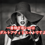 初心者に最も適したアフィリエイトジャンルは、「アダルトサイト」